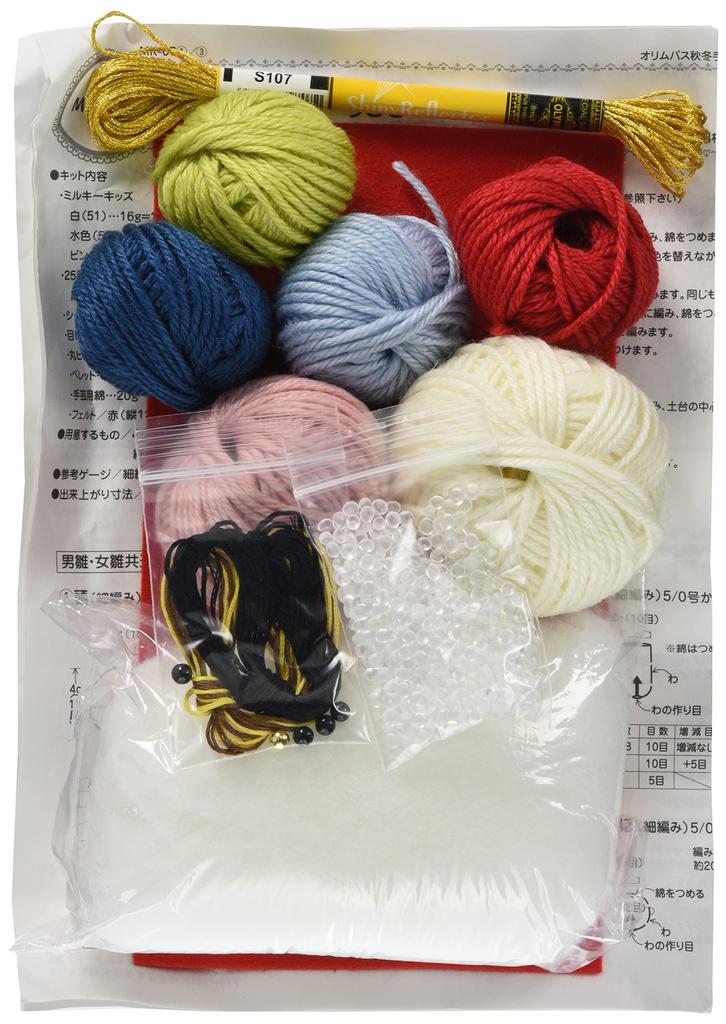 Olympus Thread Knitting Hinamatsuri Rabbit Doll MK67 Kit,