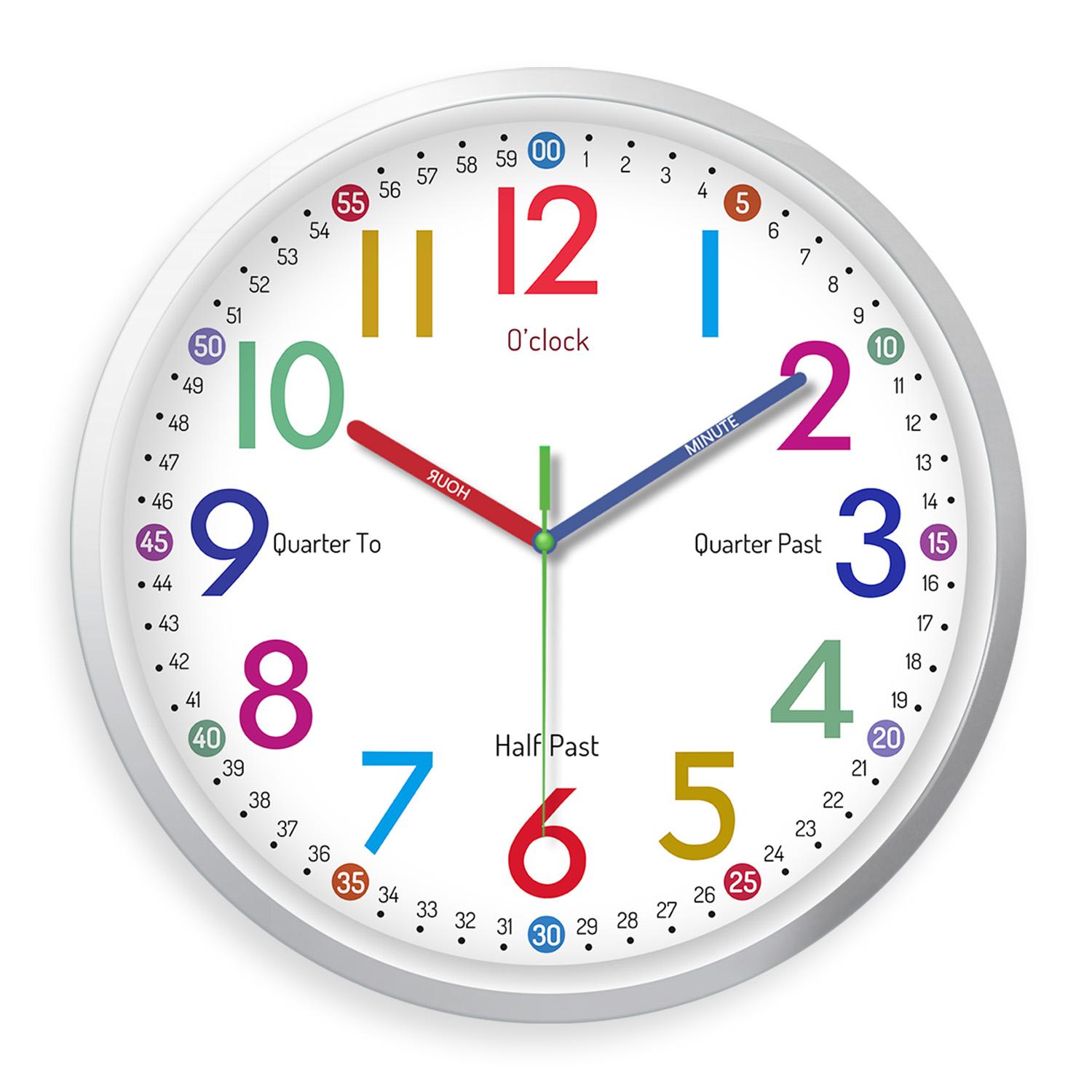 

8inch Simple Wall Clock Living Room Bedroom Kitchen Home Decoration Wall Clock Silent Quartz Clock Holiday Gift (No Battery) 8 inch