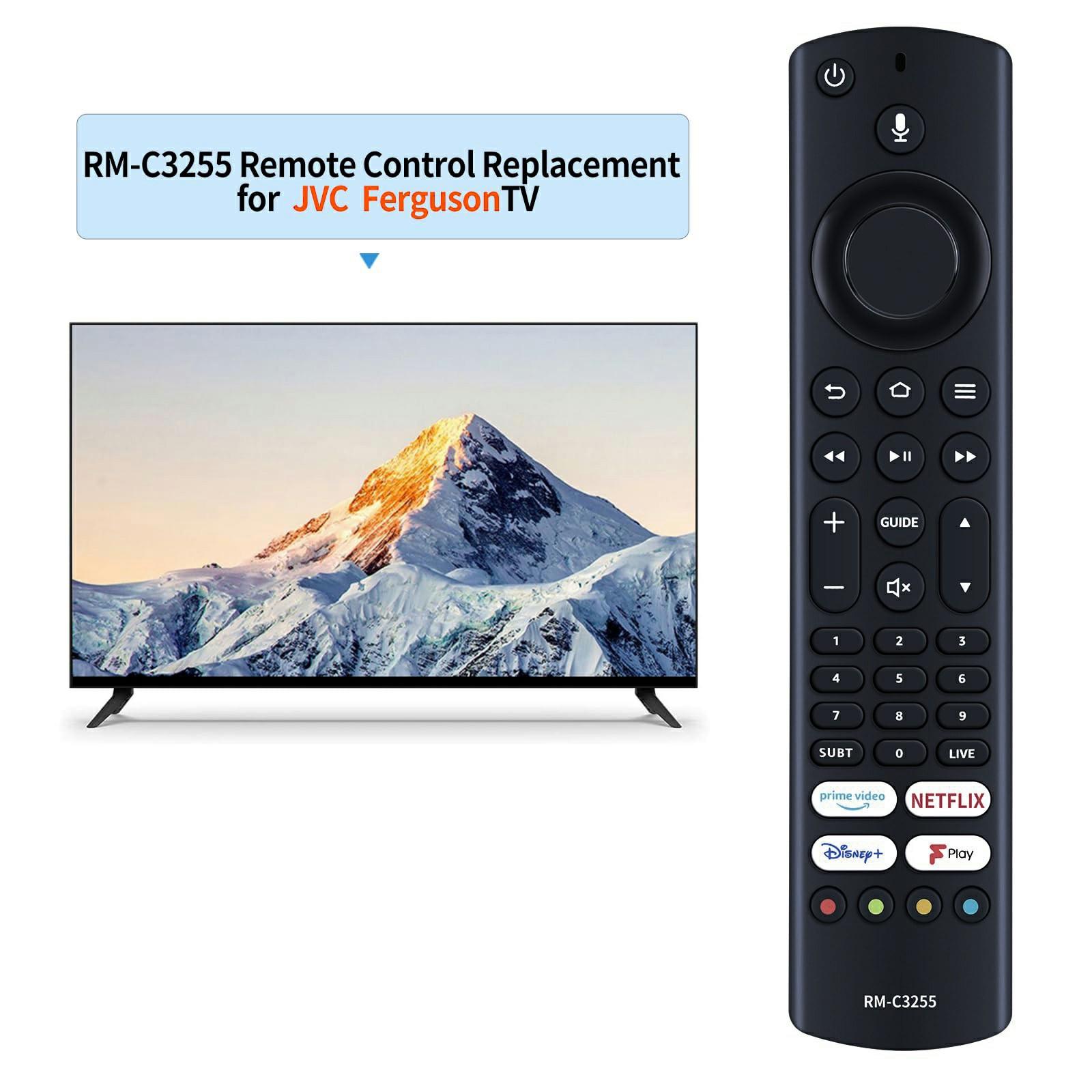 

RM-C3255 For JVC TV Remote Control Voice Activated Replacement Ergonomic Television Controller A