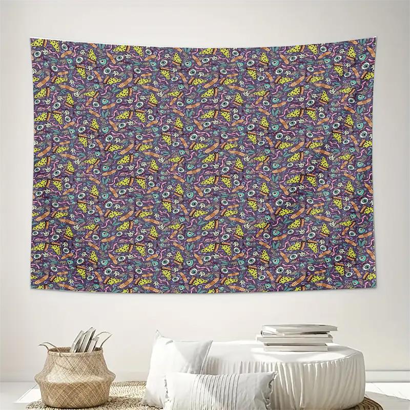 Boho Tapestry Wall Hanging Psychedelic Hippie Decor Festival Room Divider Trippy Art Aesthetic Dorm Room Vintage Wall Decor Macr