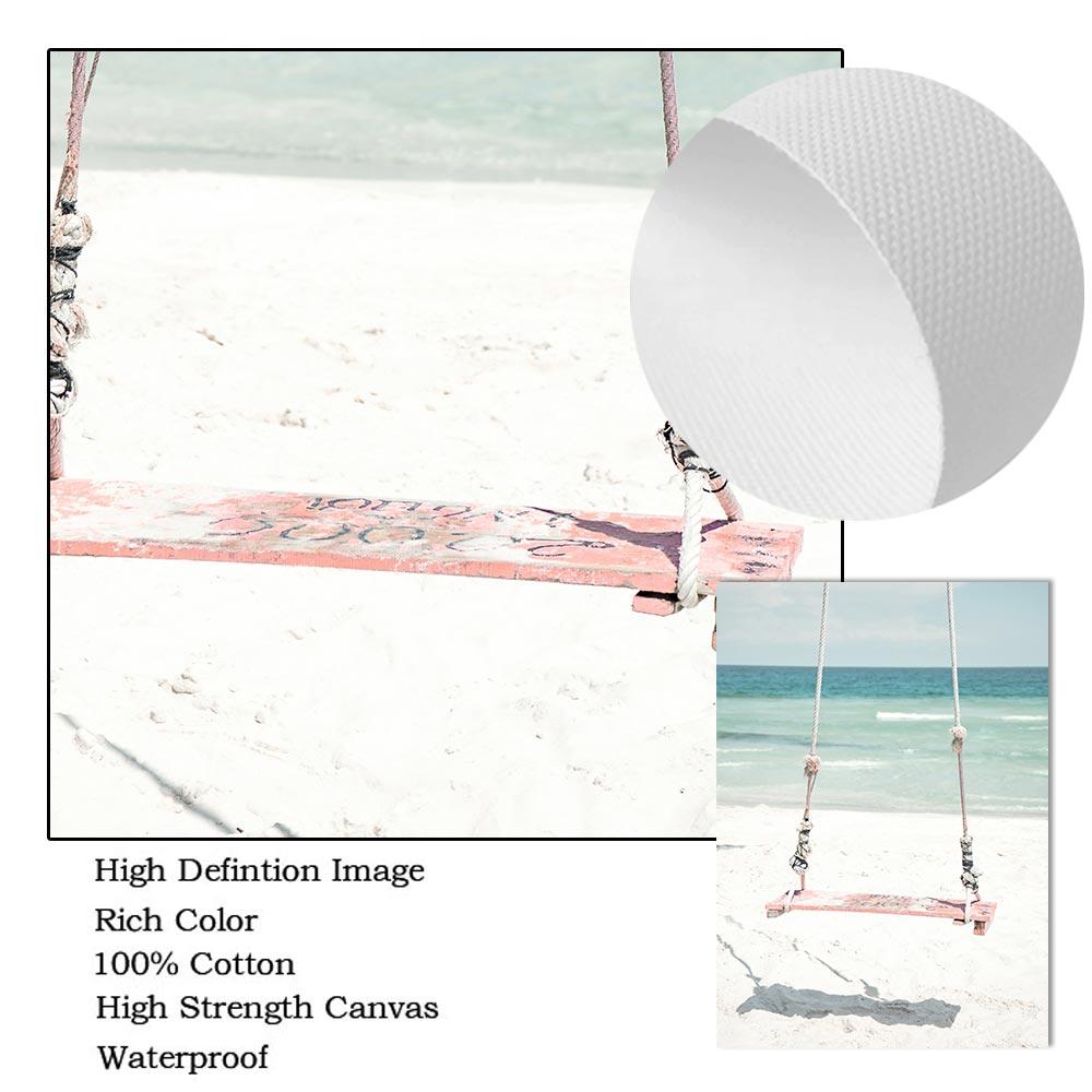 Flower Pineapple Wall Art Canvas Painting Beach Sea Starfish Shell Poster Landscape Print Nordic Wall Pictures Living Room Decor