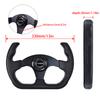 Universal 330mm PU Car Steering Wheel with Multiple Color Durable Comfort Grip Wheel for Vehicle