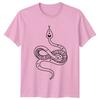 Mystical Serpent Celestial Creature Bohemian TShirt Celestial Serpent