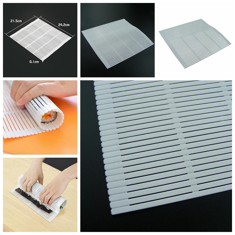 Practical Sushi Rolling Roller Plastic Material Mat Maker Kitchen Diy
