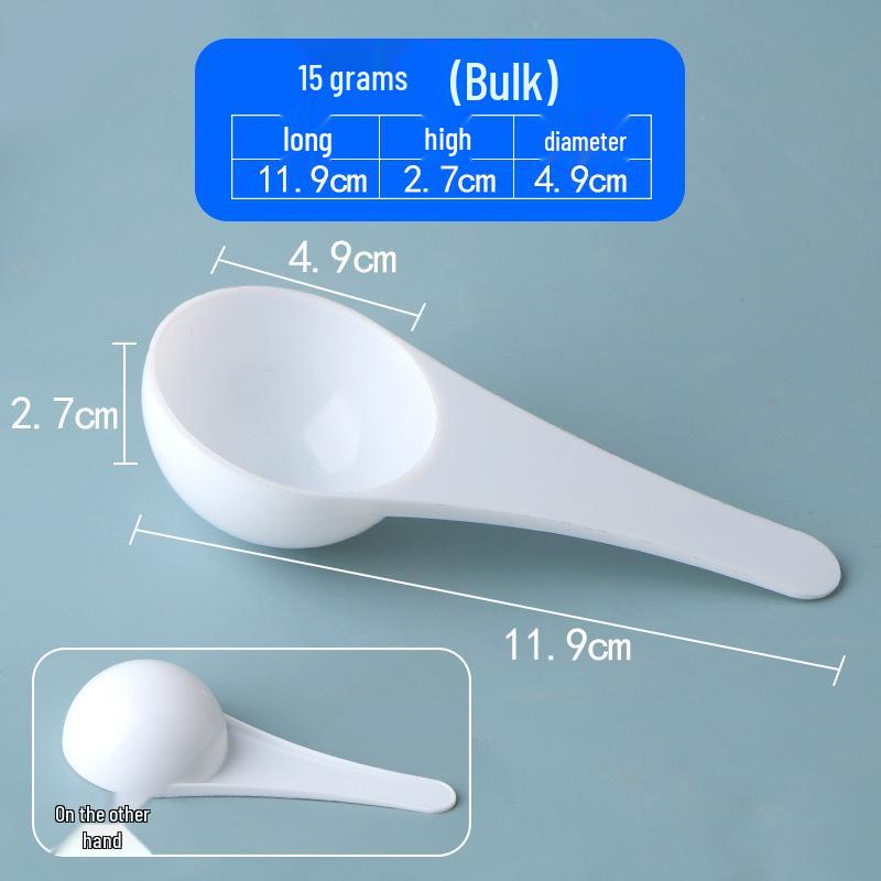 Individually Packaged Disposable Plastic Measuring Spoons: 1g, 3g, 5g, 10g, 15g for Liquid & Powder