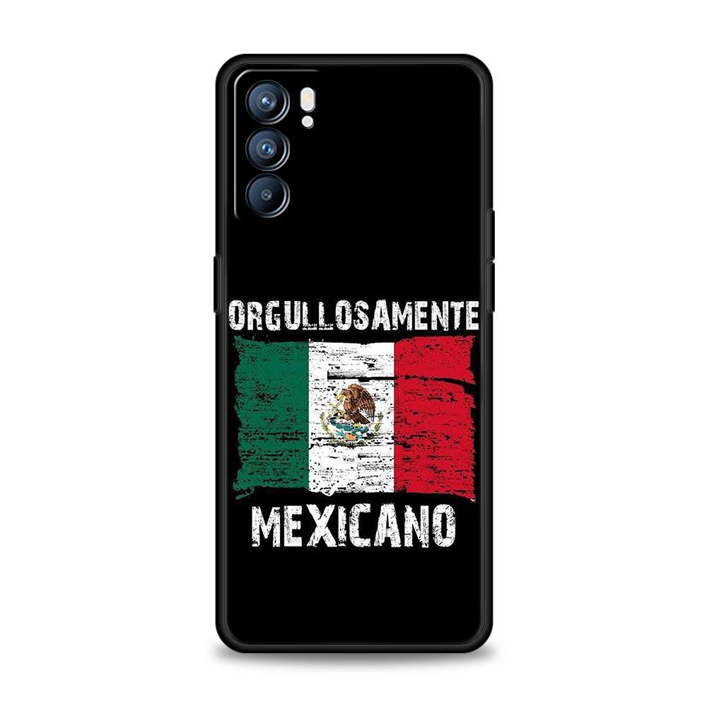 Mexico National Flag Phone Case For Oppo Reno13 Reno12 Reno11 F Reno10 Pro A54 5G Find X5 A53 A52 A9 A17 4G A79 A80 A98 Cover