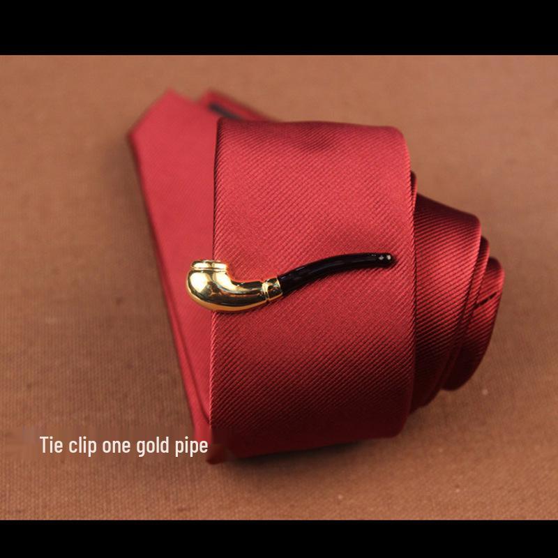 Herren Krawattenklammer - Schnurrbart, Schwarze Feder & Anker Designs verfügbar