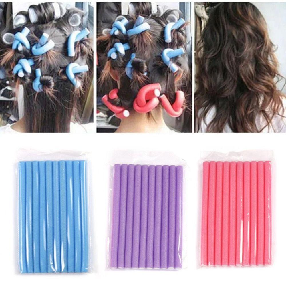 Universal Colorful Perm Curling Bar Random Color Soft Foam Sponge Curling Iron DIY Hair Curling Stick Women's Accessories