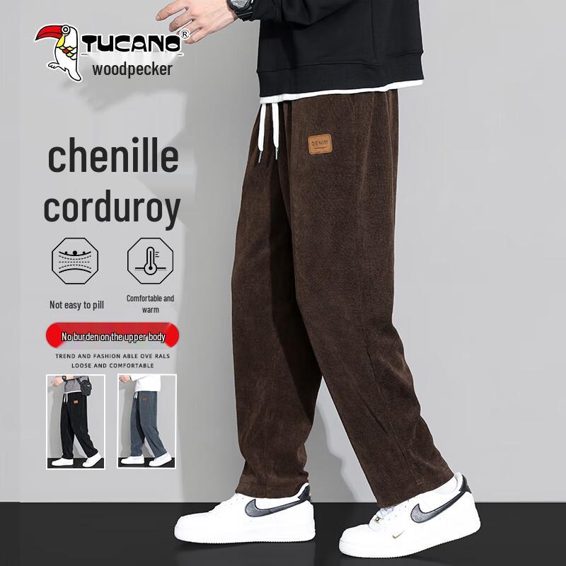 

TUCANO Men s Corduroy Straight-Leg Casual Pants 4XL