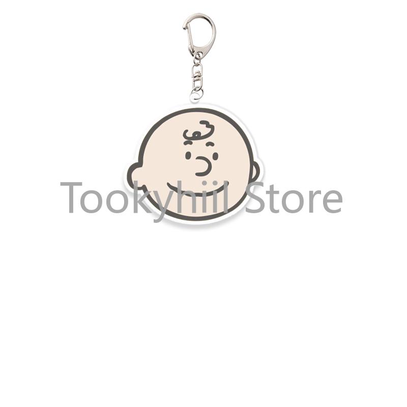 Acrylic Snoopy Keychain Student Cosplay Hanging Decor Boy Cute Anime Cartoon Bag Christmas Pendant Child Birthday Gift