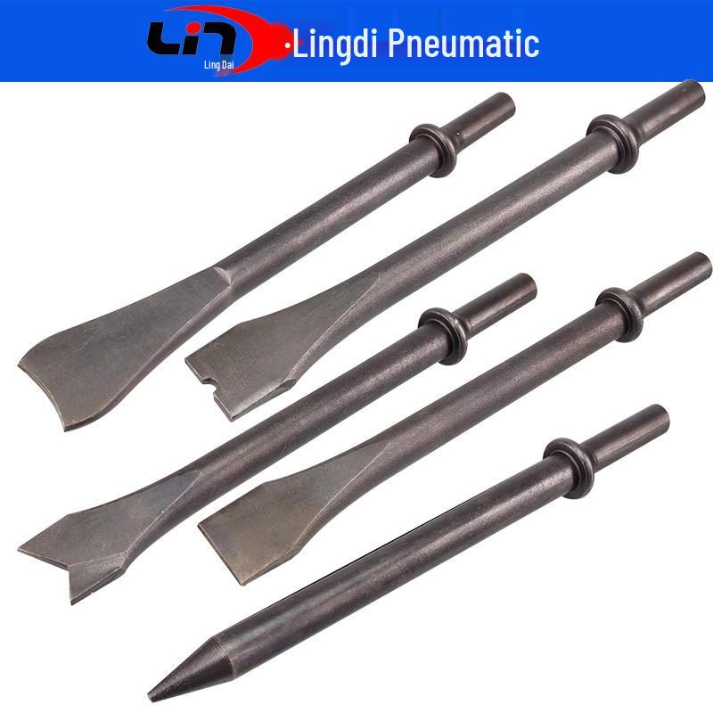 Universal Air Chisel: Includes Chisel Head, Hammer Spring, Semi-Hollow and Solid Flat Hammer Heads for Rivet Guns