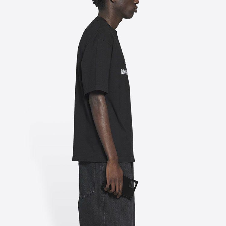 Balenciaga Mens Bb Pixel Medium Fit T shirt 612966TKVI71070