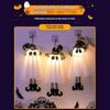 92MF Lighted LED Specter Ornament Hanging Decoration for Door Porch Yard and Outdoor