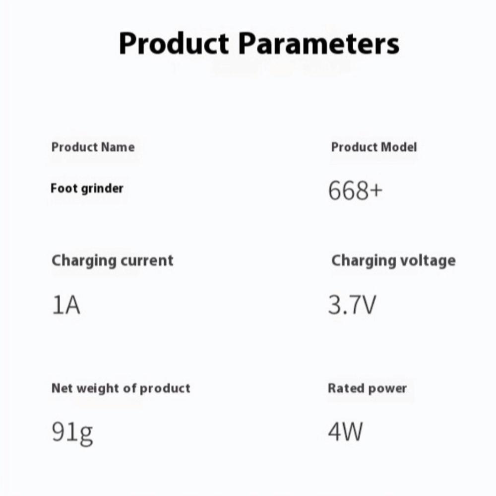 Foot File Electric Foot Grinder Digital Display Dead Skin Remover  Foot Care Grinding Pedicure Tool