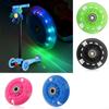 LED blikající kolečka pro koloběžku o průměru 80 mm vhodná pro bezpečné bruslení