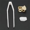 Fashionable Brass Hollow Hip Hop False Tooth Halloween Festival Hip Hop Tooth Decoration