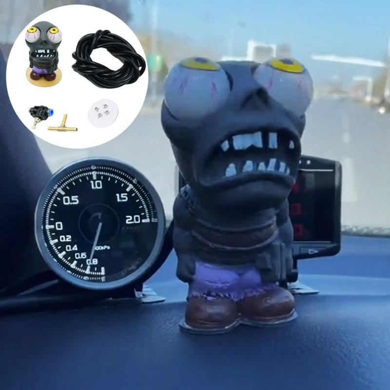 Rubber Turbos Car Explosives Eye Doll Car Violent Eye Doll Decompress Ornaments Turbocharge Big-eyed Doll