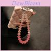 Pvc Luxury Crystal Phone Chain With Beaded Wrist Strap For Men And Women