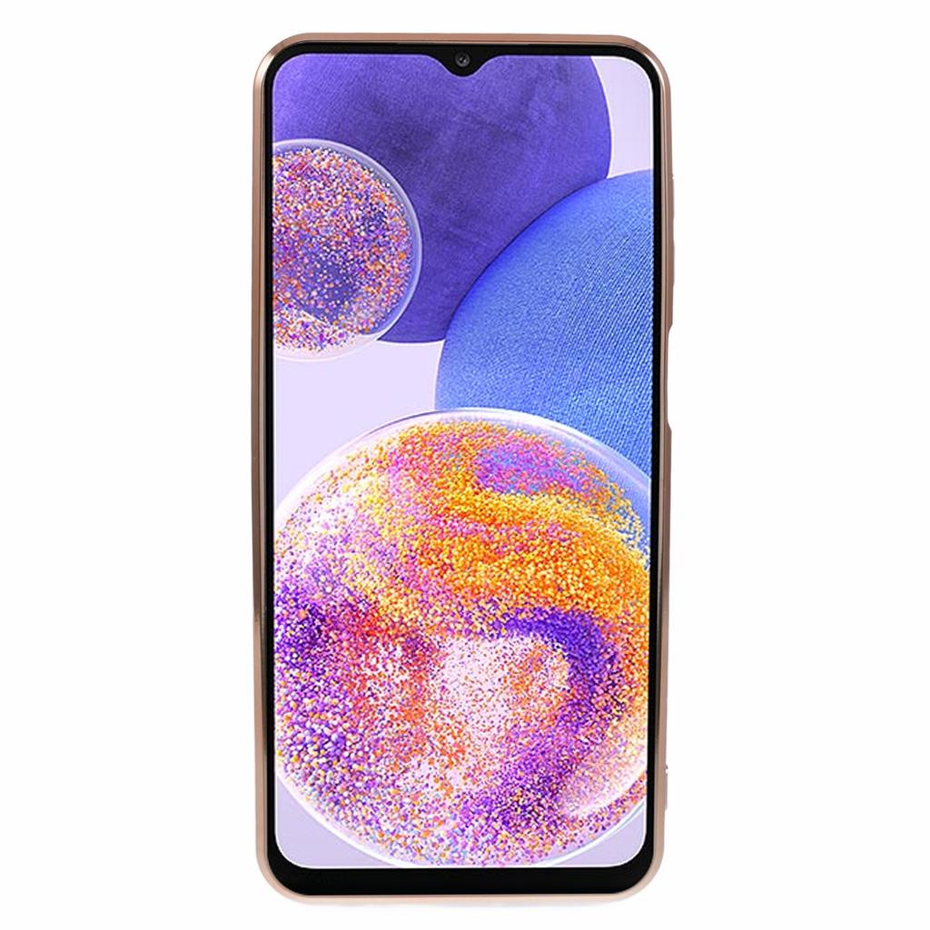 Pour Samsung Galaxy A13 4G Coque TPU 6D Électroplaqué Cœur d'Amour Anti-Chute Housse de Téléphone