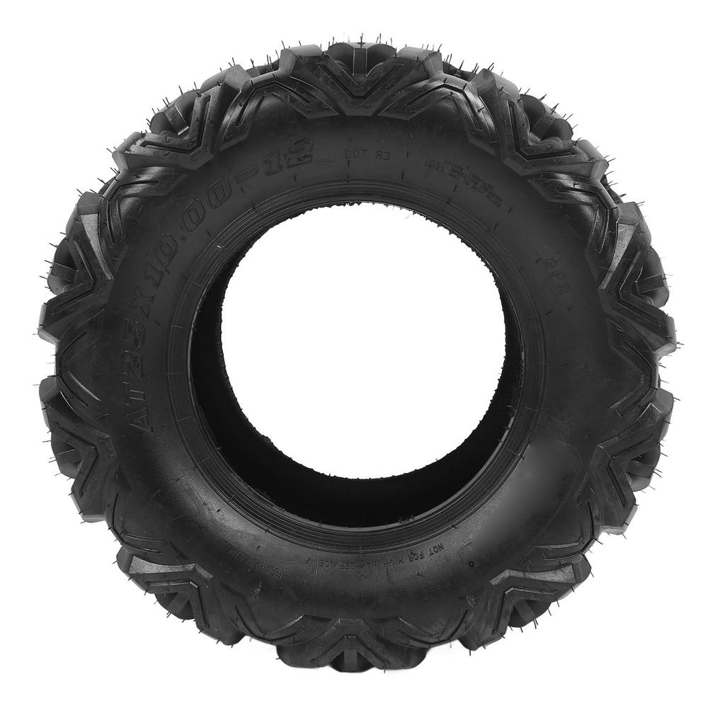 25x10 12 Wheel Tire Rubber 8 Ply Enhanced Traction Reduce Impact Vacuum Tubeless All Terrian Tyre for Off Road Vehicles