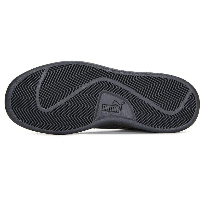 Puma Smash V2 L CN Leather Low-Top Sneakers Unisex Sneakers Gray Gold 391840-01