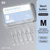 100Pcs/box Single Size Full Cover Nail Tips Clear Press On The Tip Nail Matte False Nail Tips Nail Extension Art Salon