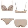 AMOSTYLE BY Triumph Entry Collection Cup Bra Panty Set M005 C65M 3/4 & (Romantic Bouquet) Women's (Red)