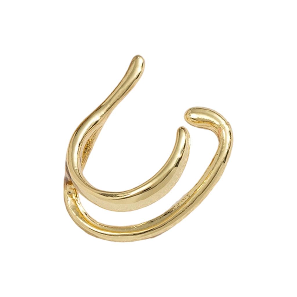 Versatile and Fashionable Copper Ear Cuff Minimalist Arc Shape Design Not Piercing Suitable for Various Occasions