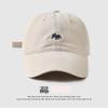 2025 Embroidered Little Fox Baseball Cap for Men & Women - Deep Brim, Sunshade, Breathable