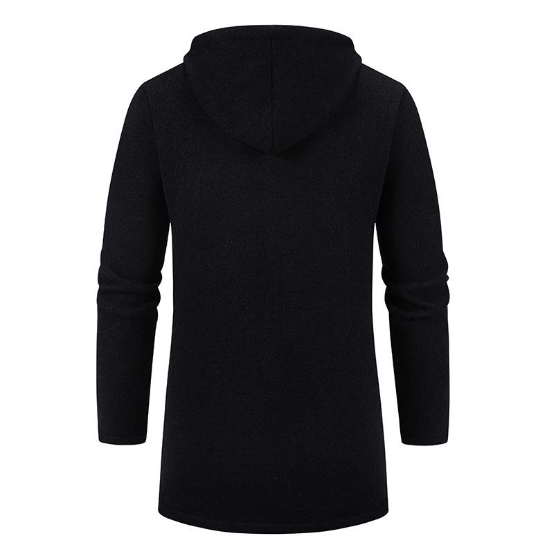Men's Hooded Knit Windbreaker Cardigan Plus Size (2025)