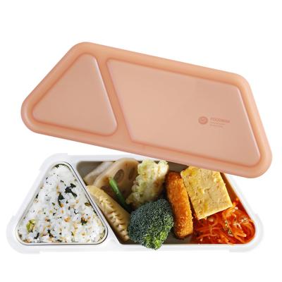CB Japan Foodman Onigiri Bento Antibacterial Slim Can Be Carried Secured with Double Sealing To Prevent DSK Box, 400ml, Terracotta, Design, Upright,