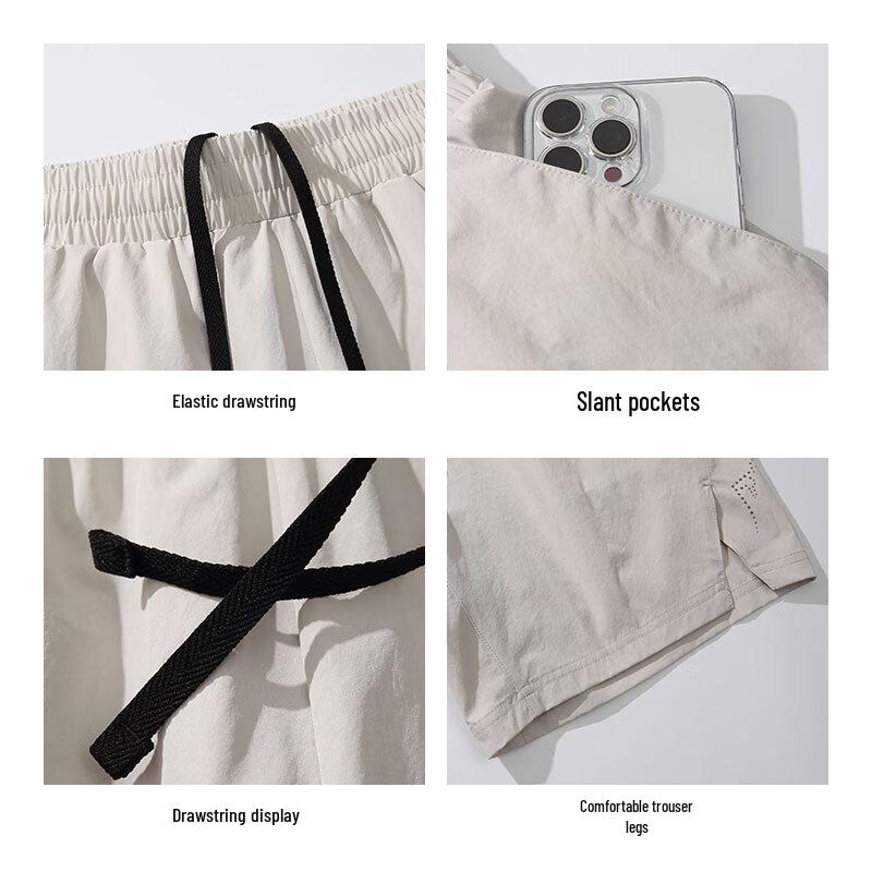 Baleno Men's S&K Summer Loose Fit Cargo Shorts