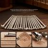 Handwerkskunst DIY Lederwerkzeuge Leder schnitzen Druckwerkzeuge 20-teiliges Set Druckstanzen Leder Ledertasche Schnitzwerkzeug Schlagwerkzeug