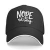 NEIN Nicht Heute Letter Print Premium Outdoor Urlaub Camping Lässig Verstellbare Snapback Kappe für Mich Sandwich Baseballkappe