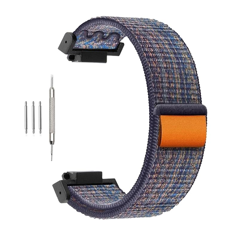 

[SQHYWJ] Casio G-SHOCK series replacement watch strap, nylon material loop watch, watch strap with buckle, suitable for unisex GA-110 (loop strap -