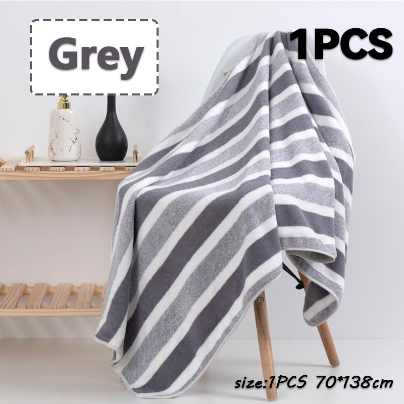 New 70*138CM Coral Velvet Bath Towel Soft And Comfortable Beach Travel Bathrobes Sports SPA Bath Blanket Bathroom Supplies