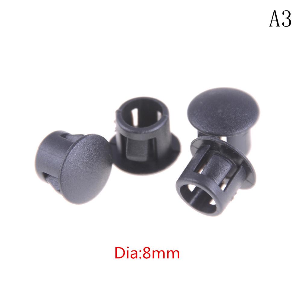 Dia. 5mm-38mm Silicone Rubber Snap-on Blanking Bore Plugs Hole Stopper Round Tube Pipe End Caps Sealing Dust-proof Waterproof