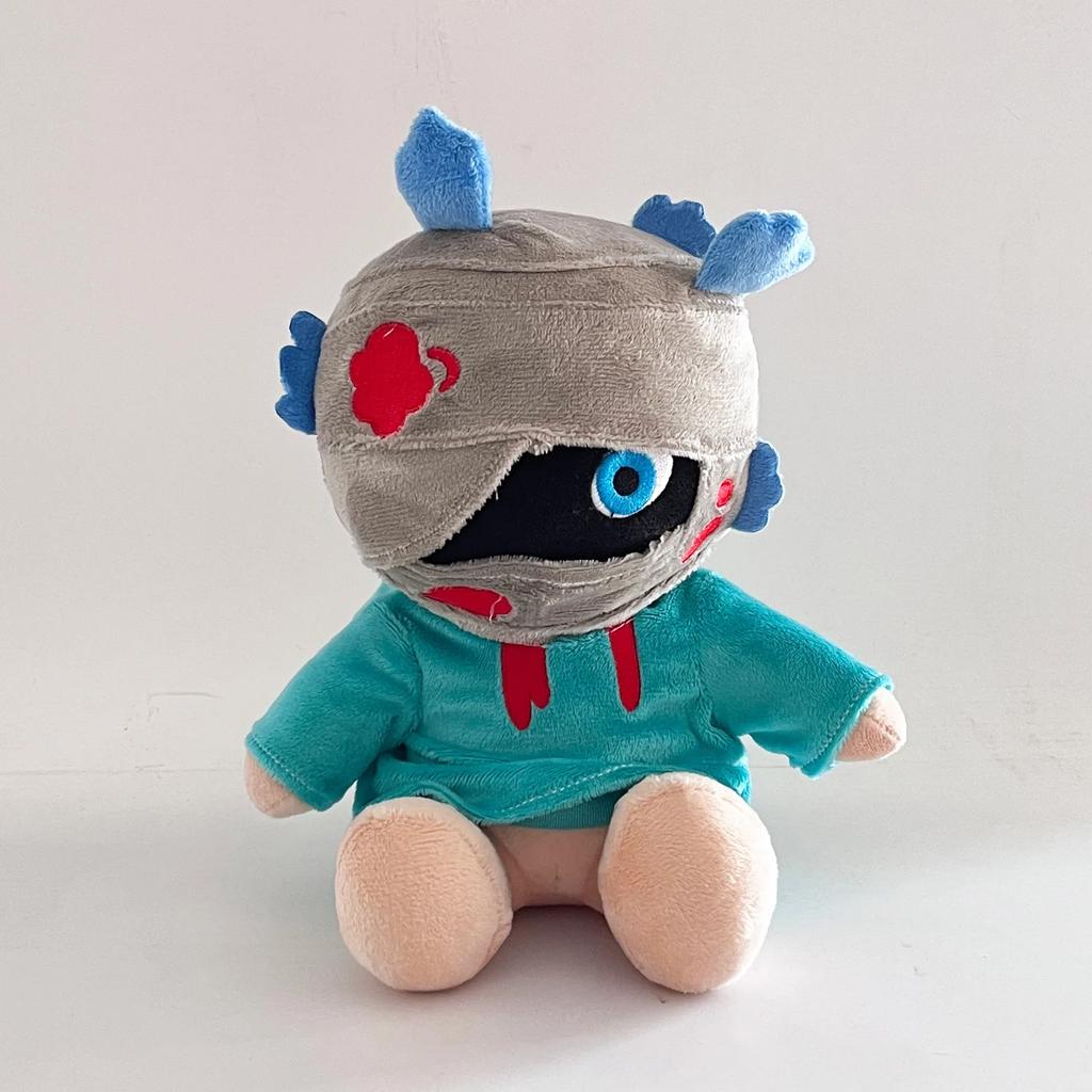 23cm Sitting Doll In Stock Sally Face Sal Ash Todd Larry Plush Doll Anime Peripherals Stuffed Toy Fans Halloween Christmas Gift
