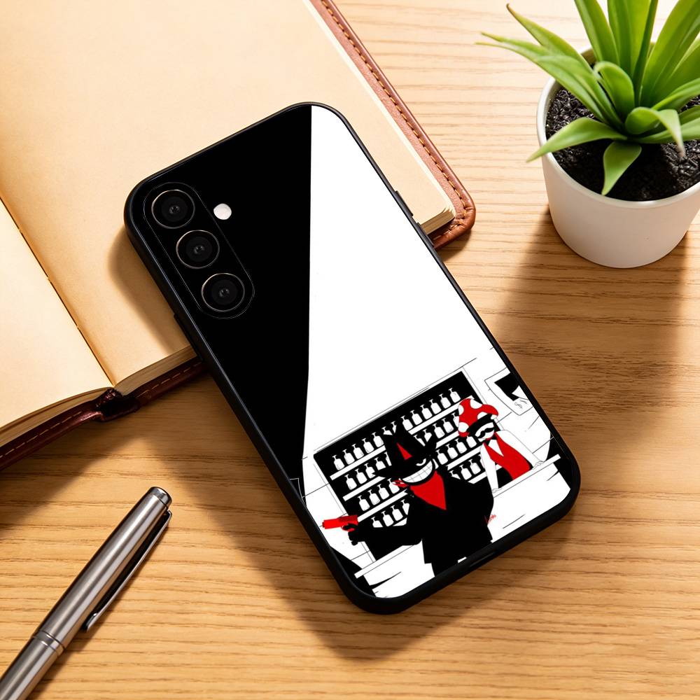 Rapper L-Lil D-Darkie   Telefon tok Fekete Szilikon Puha Samsung Galaxy A73,A72,A71,A70,A53,A52,A51 készülékhez