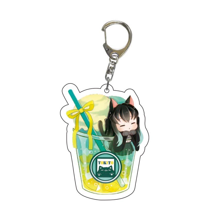 Demon Slayer Anime: New Custom Acrylic Keychain Pendant 55mm