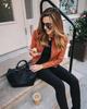2024 Autumn/Winter Fashion Leather Suit Jacket for Women - European and American Style