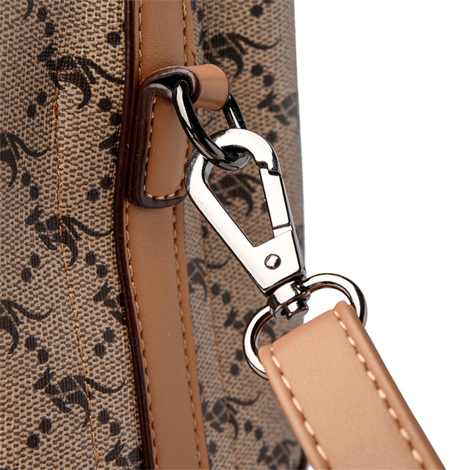 New Luxury Handbags Fashion Printing Bucket Bags Women Leather Handbag Shoulder Bags for Women Female Ladies Hand Bag Sac A Main