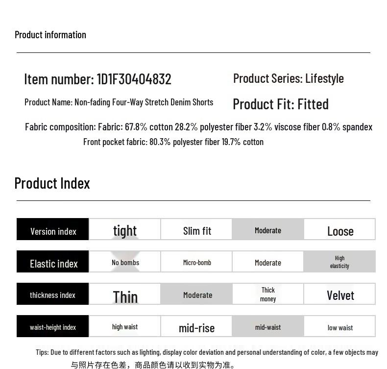 SEPTWOLVES Men's Straight Fit Washed Denim Shorts