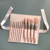 11pcs Good Quality Custom Makeup Brushes Organizer Bag Makeup Bag with Brush Holder pink Makeup Brush Set with case