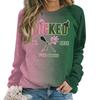 Women's Fashion Casual Long Sleeve Loose Printed Sweatshirt Top