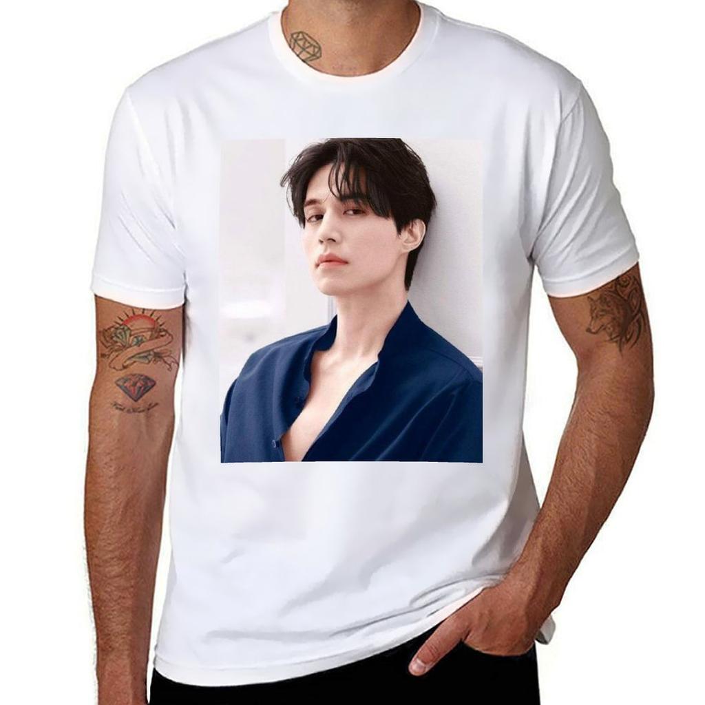 Lee Dong Wook T-shirt T-shirts Voor Man Grafisch Vintage T-shirts Voor Man Katoen Grappig T-shirt Man Luxe T-shirt