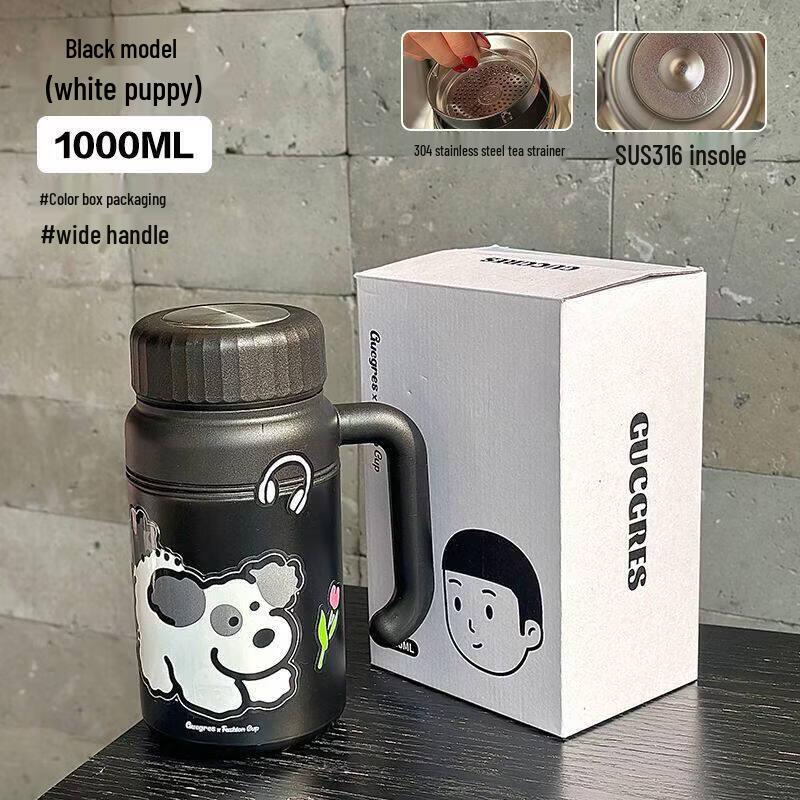 1000ml Stainless Steel Insulated Portable Water Bottle