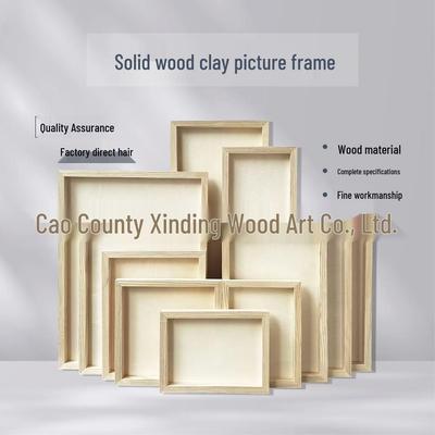 Handmade Three-Dimensional Clay Picture Frame with Lightweight Clay for DIY Display