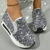 Fashion Fashion Black Bling Spots Shoes for Women Autumn Winter Lightweight Non Slip Sneakers Woman Soft Insole Platform Shoes Female