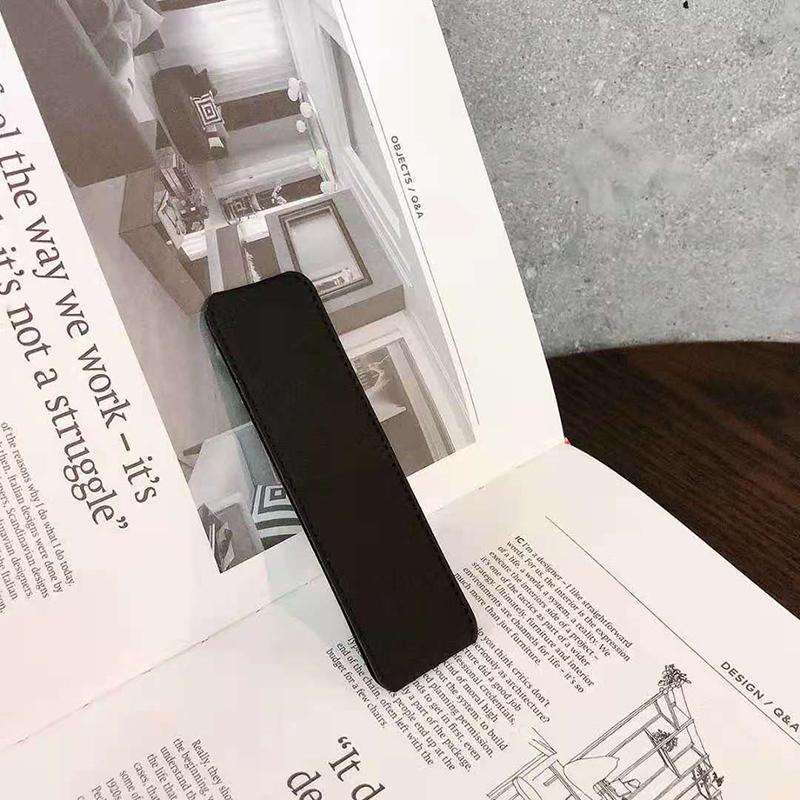 Foldable Desktop Phone Stand - Push-Pull Ring Holder, Simple Adhesive Back Mount for Hands-Free Viewing